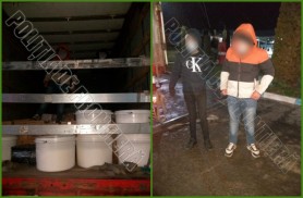 FOTO/VIDEO: S-au pornit în Europa, dar au ajuns la Giurgiulești. Doi minori egipteni, depistați ascunși într-un camion